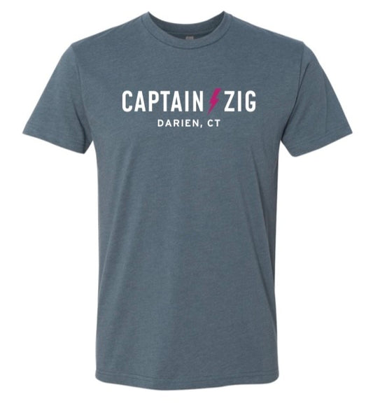 Captain Zig Logo Shirt - Grey