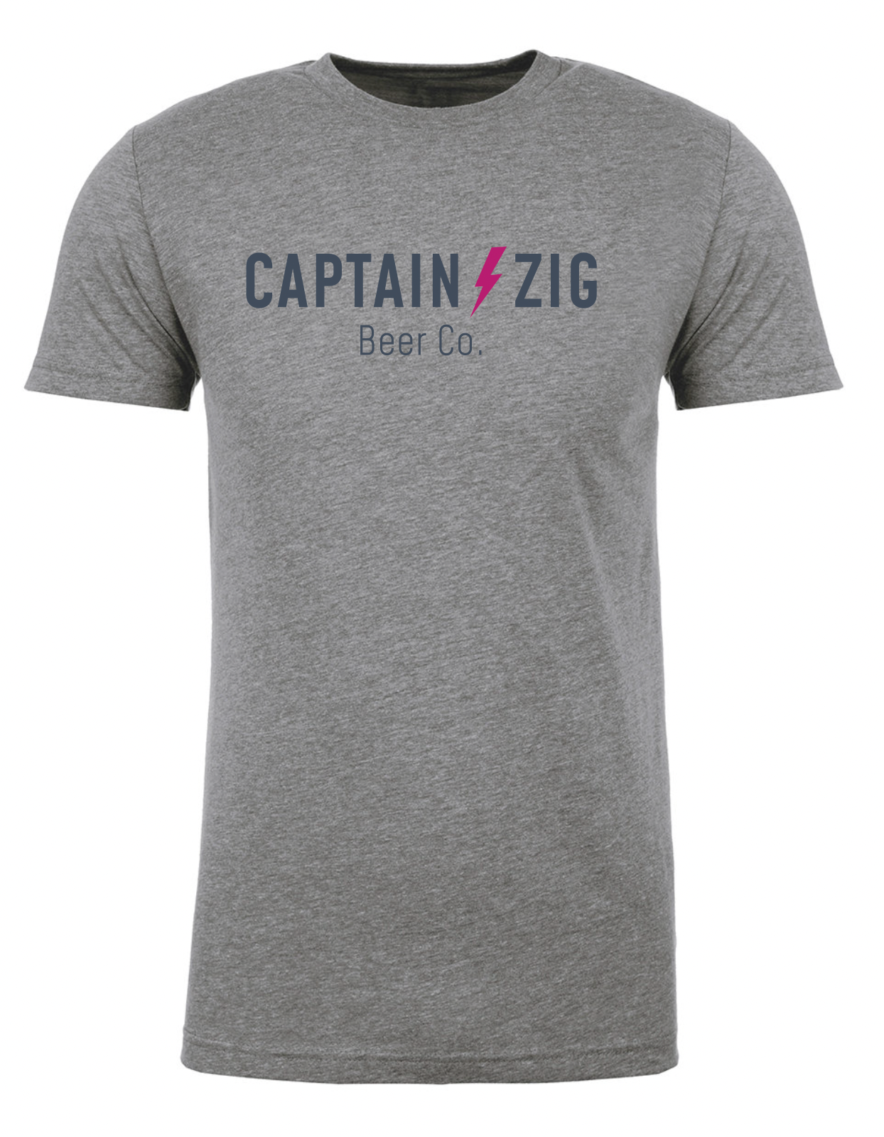 Captain Zig Ultra Soft Short Sleeve T-Shirt - Heather Grey